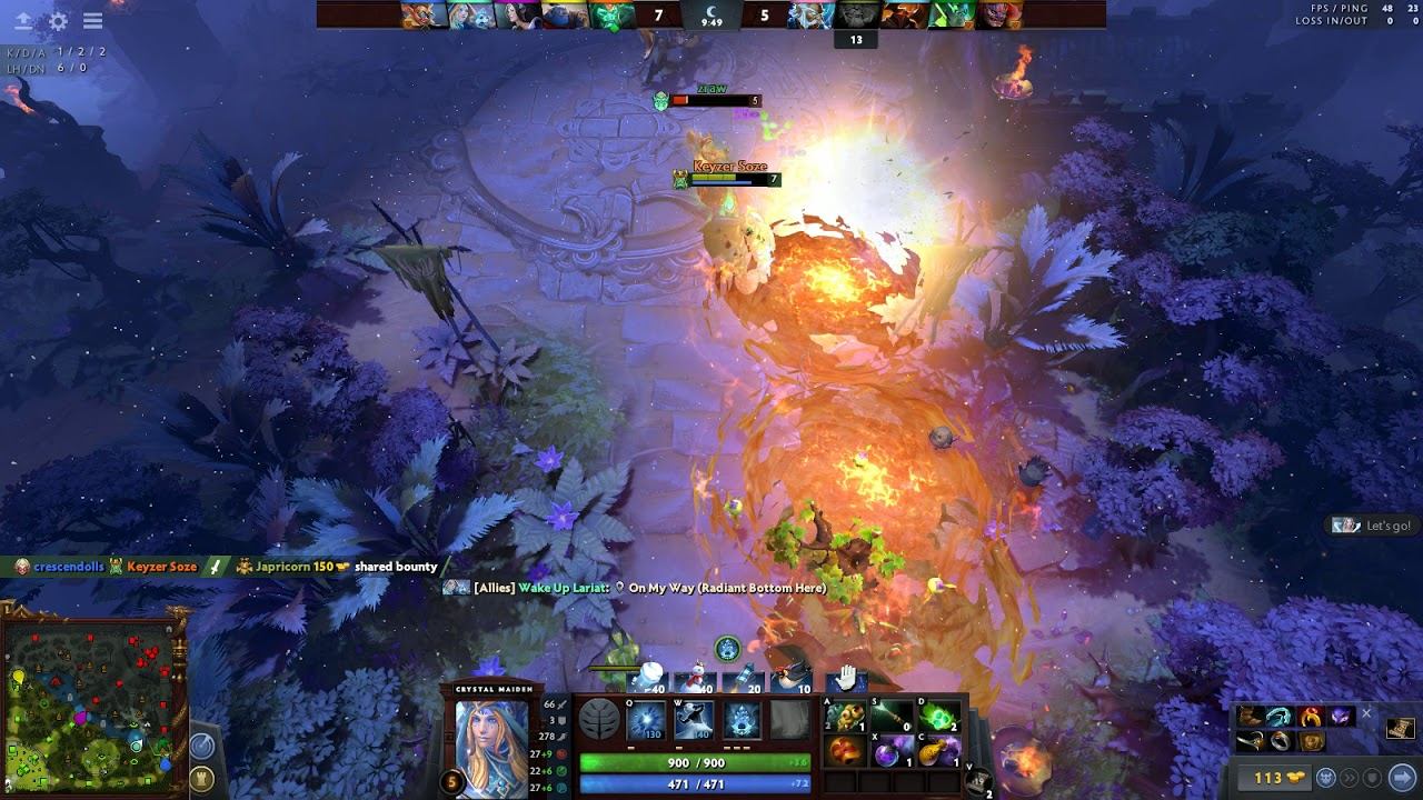 Just Dota 2 Vods 25 - Crystal Maiden смотреть онлайн