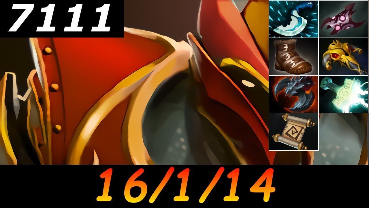 Dota 2 Dragon Knight 7111 MMR 16/1/14 (Kills/Deaths/Assists) Ranked Full Gameplay смотреть онлайн