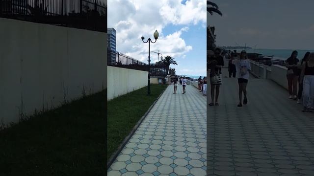 Погода в Гаграх 18.06.2023 Набережная смотреть онлайн