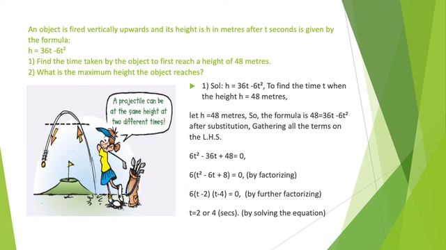 Year 9 - 10 Mathematics 2 - A Parabola Problem смотреть онлайн