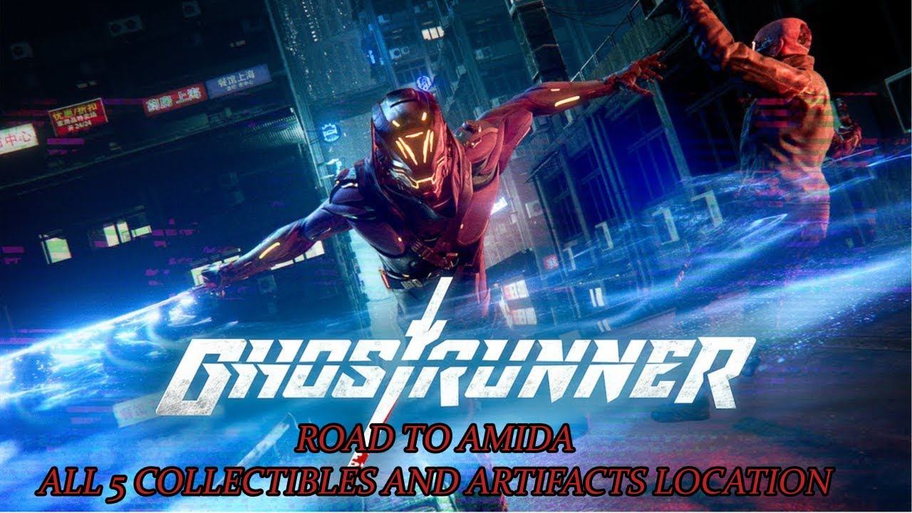Ghostrunner walkthrough part 6 - Road to Amida - All collectible and artifacts locations смотреть онлайн