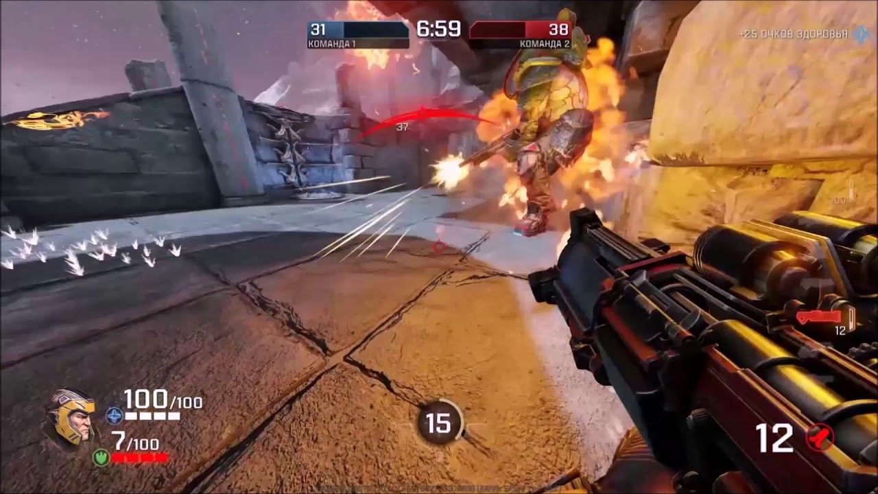 team battle командная схватка Quake Champions смотреть онлайн