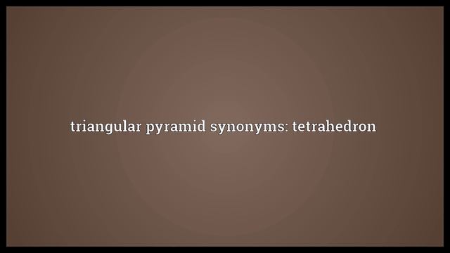 Triangular pyramid Meaning смотреть онлайн