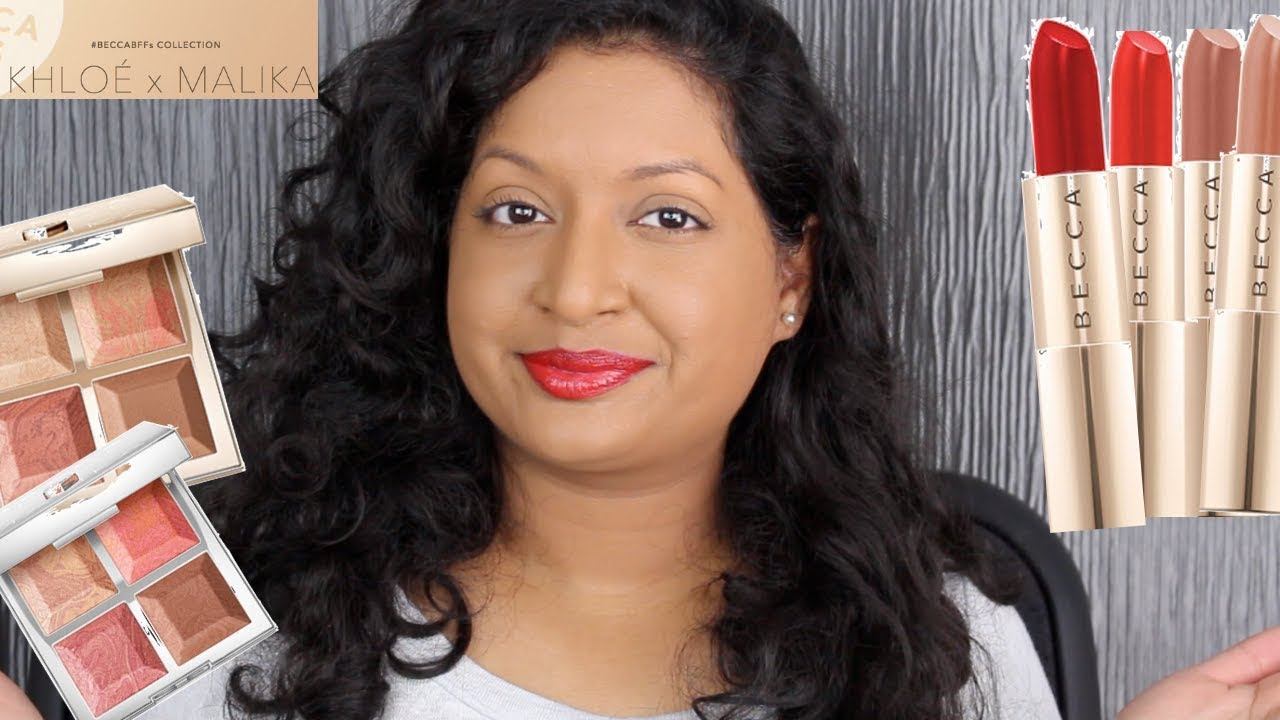 BECCA x Khloé Kardashian & Malika Haqq Ultimate Lipsticks, Bronze, Blush & Glow Palette Review смотреть онлайн