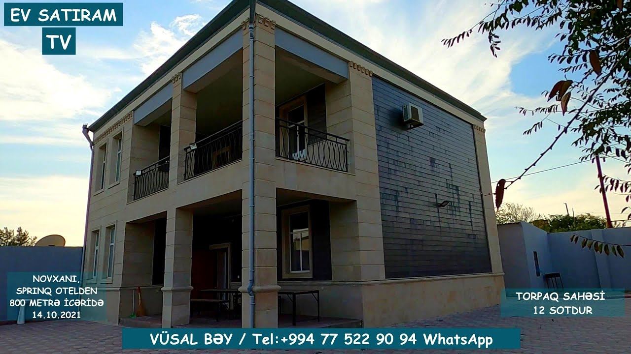 NOVXANIDA, 12 SOTDA BAĞ EVİ SATILIR/Недвижимость в Баку / EV SATIRAM TV/ Heyet Evleri 2021