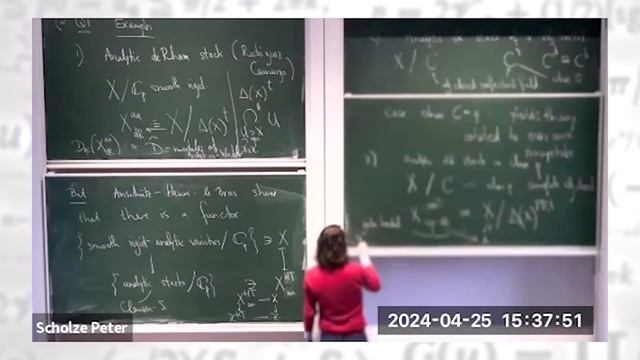Peter Scholze - Analytic Prismatization
