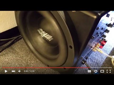subwoofer replacement driver+passive radiator repair смотреть онлайн