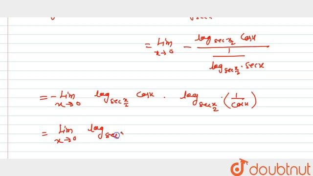 "Evaluate: `(""Lim"")_(x-0)((log)_(secx/2)(cosx))/((log)_(secx)(cos(x//2)))`1 (b) 16 (c) 4 (d) 2" смотреть онлайн
