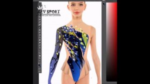 Третий урок из цикла "Эскизы купальников для художественной гимнастики в программе "Photoshop"