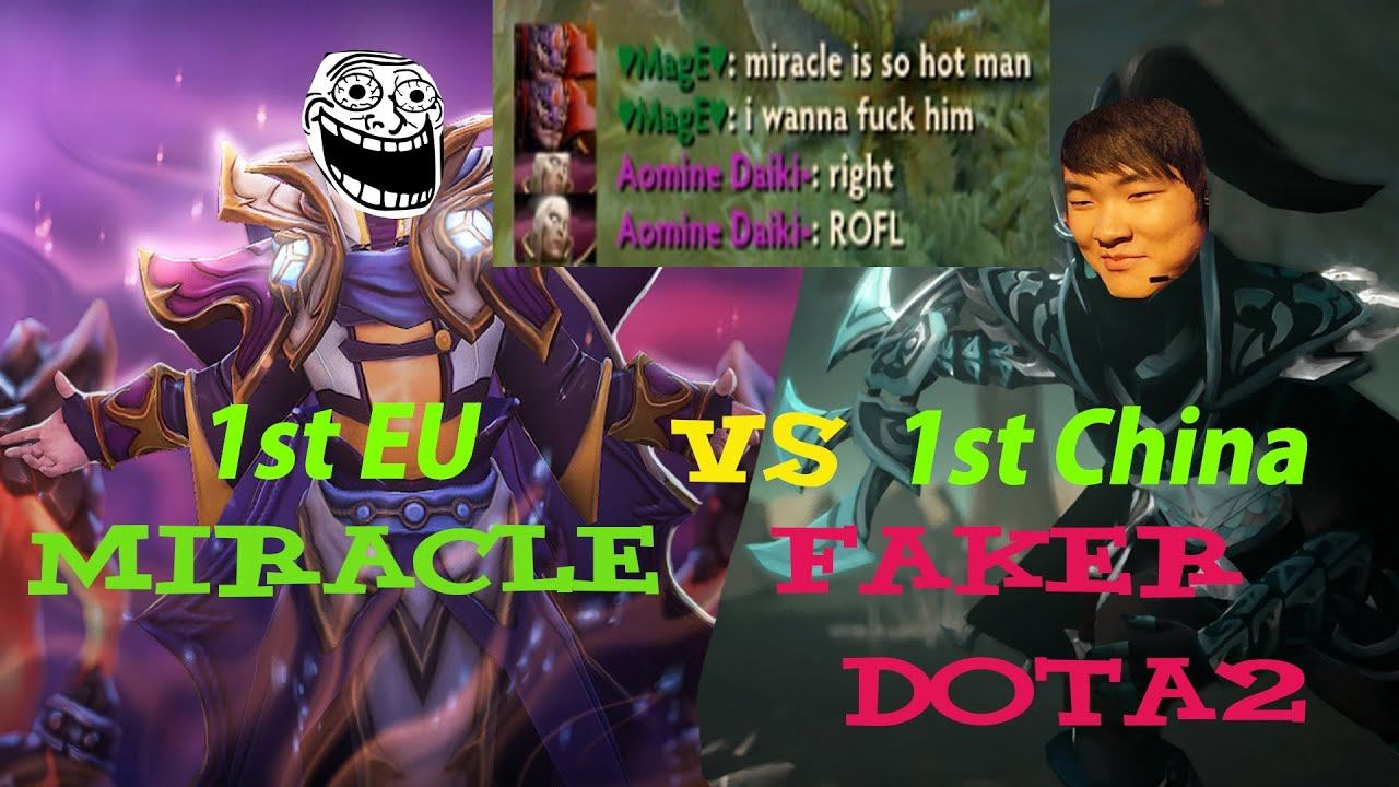 Faker Plays Dota 2 ? Top 1 EU vs Top 1 China - Miracle vs MVP.QO & Ar1sE 9000 MMR смотреть онлайн