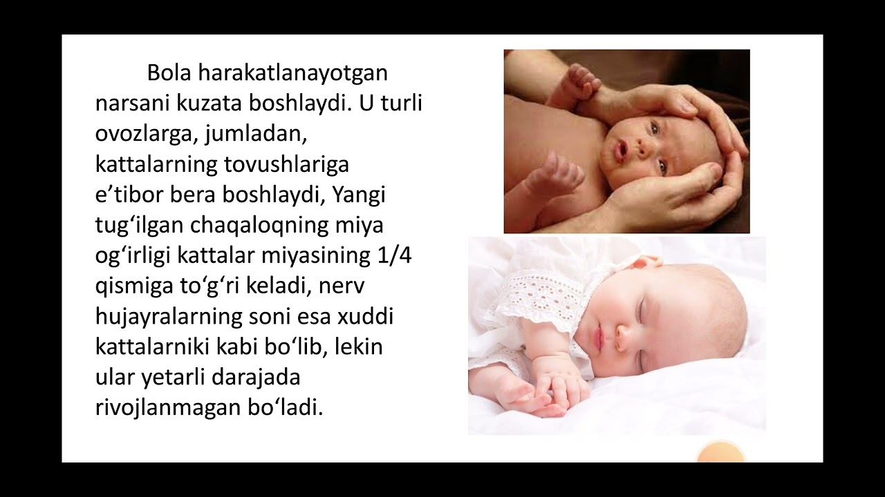Ontogenezning Ilk Bosqichida Psixik Rivojlanish Xususiyatlari.
