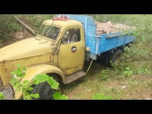 Возим дрова на газ 51.