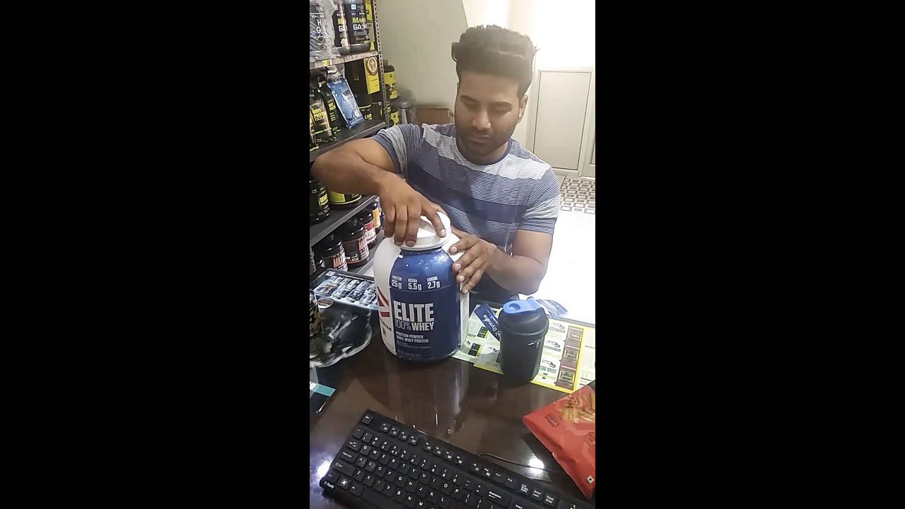 UNBOXING DYMATIZE ELITE 100% WHEY AT BALAJI NUTRITION MANIMAJRA CHD смотреть онлайн