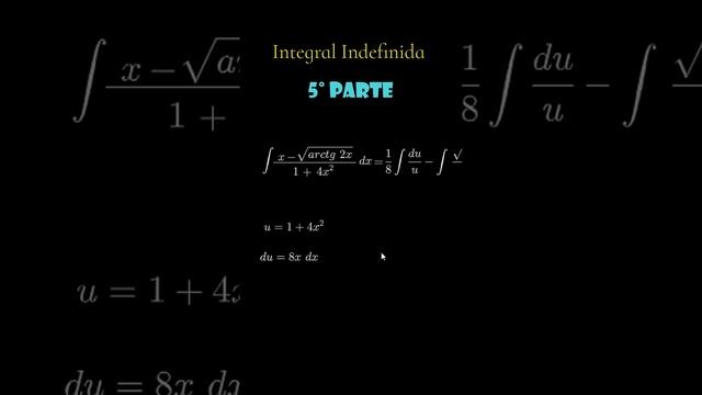 5°PARTE: Integral Indefinida #math_ematica_888 смотреть онлайн