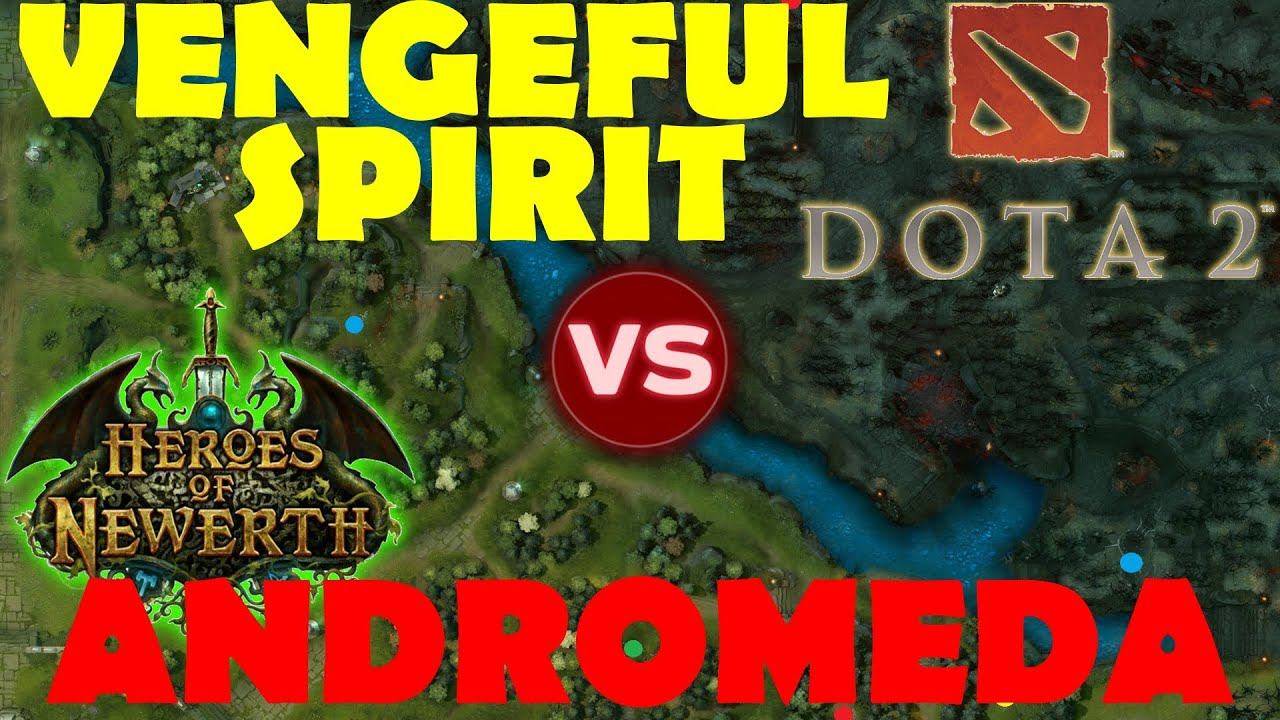 Dota 2 vs HoN - Vengeful Spirit vs Andromeda Comparison смотреть онлайн