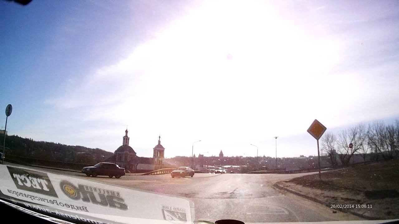 Видеорегистратор TrendVision TV 102mini  тест 3 Автофорум Смоленск ролик D4