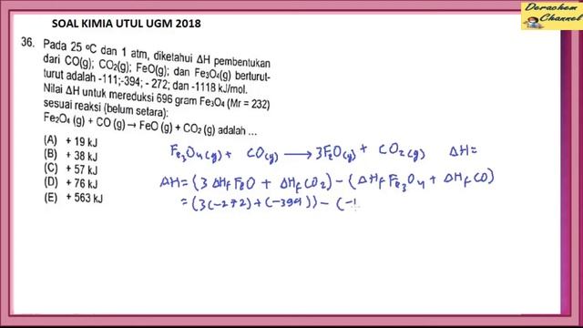 TERMOKIMIA (PART 3 ) : LATIHAN SOAL DAN PEMBAHASAN смотреть онлайн