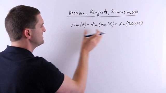 Rangsatz, Dimensionssatz, Matrizen, Matrixalgebra, Lineare Algebra | Mathe by Daniel Jung смотреть онлайн
