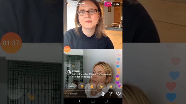 Kelly Rutherford Instagram Live April 13, 2020 смотреть онлайн