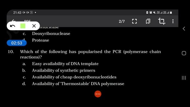 Biotechnology:Principles And Processes | Class12th BIOLOGY NCERT EXAMPLAR MCQs | NEET exam MCQs смотреть онлайн
