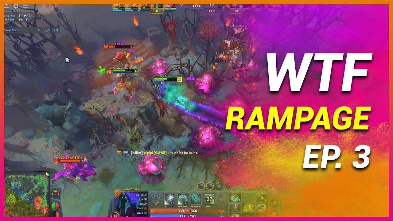 Dota 2 WTF Rampage Moments 2022 #3 смотреть онлайн