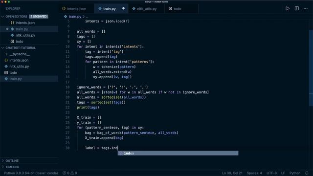 Chat Bot With PyTorch - NLP And Deep Learning - Python Tutorial (Part 2) смотреть онлайн