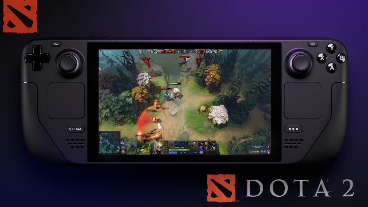 Dota 2 Steam Deck - Max Graphics Settings - 60Fps - SteamOS смотреть онлайн