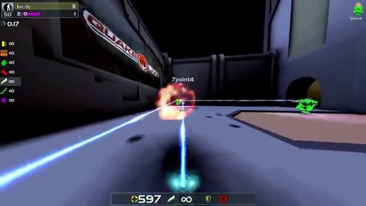 Quake Live: Blast arena FFA (Vampiric PQL FFA) (60fps) смотреть онлайн