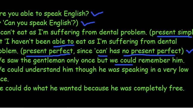 English Grammar (Part-8); Can & Could смотреть онлайн