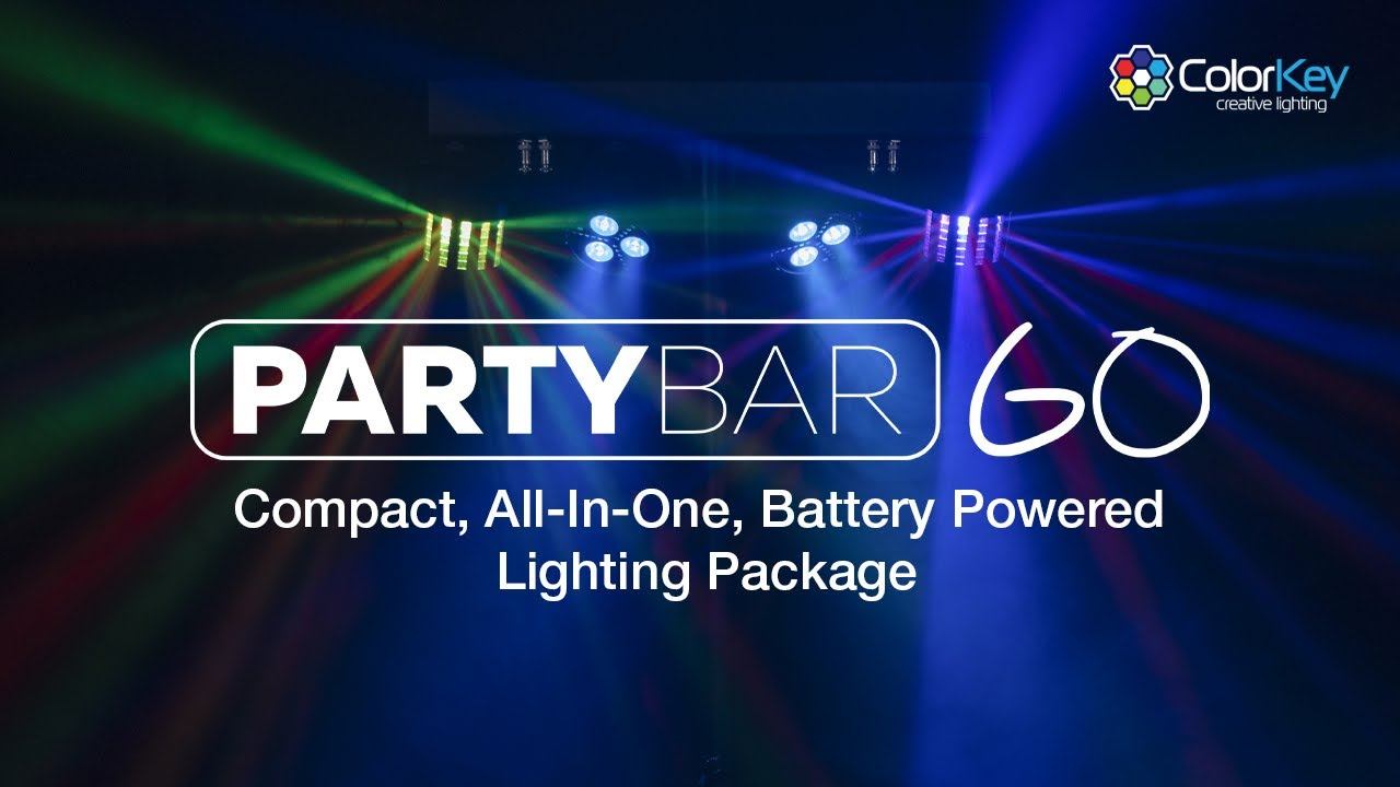 ColorKey PartyBar GO | Compact, All-In-One, Battery Powered Lighting Package смотреть онлайн