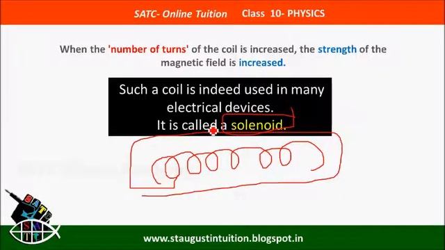 SATC Victers Academy Class 10 Physics Chapter 2 Part 5 (SOLENOID) смотреть онлайн
