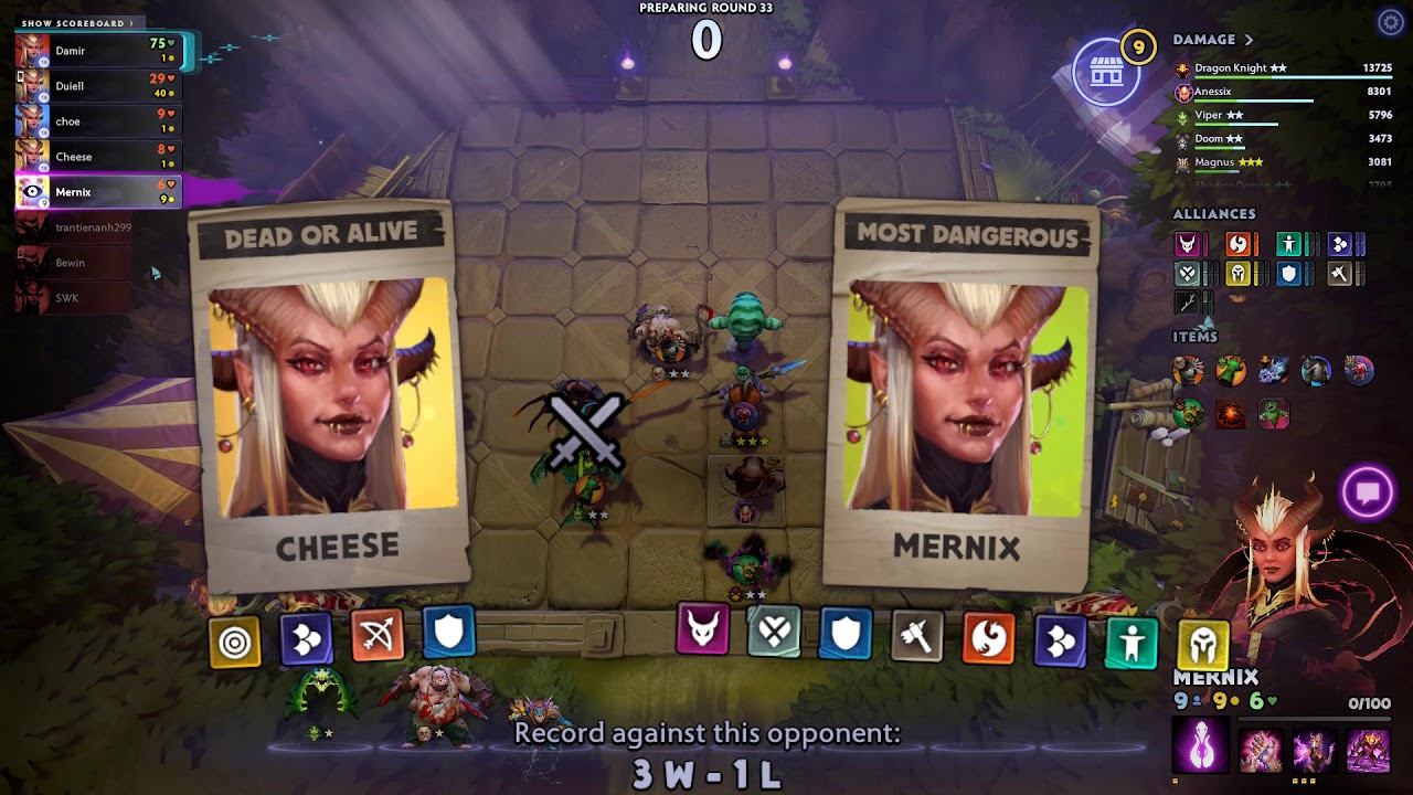Underlords: Brute + Dragon + Heartless + Warior + Scaled 1 смотреть онлайн