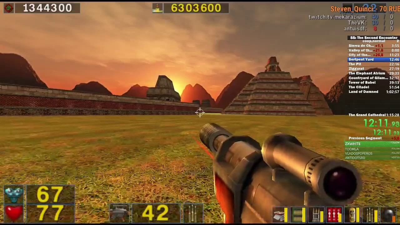 Serious Sam The Second Encounter speedrun normal% by Kykystas/antidot/VK/mekarazium смотреть онлайн