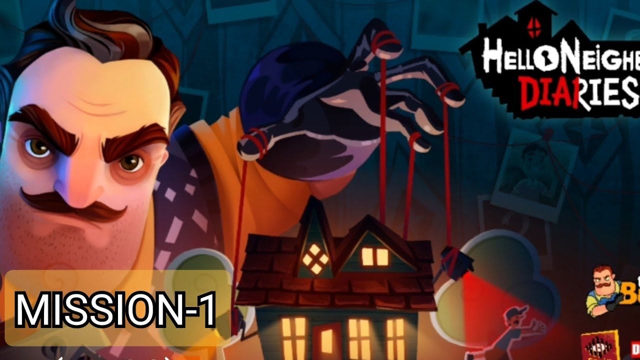 Complete All Levels With Me| Hello Neighbor Nicky's Diaries( Mission-1)Part#3 Gameplay (Android,Ios смотреть онлайн