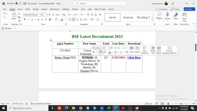 BSF Latest and Upcoming Recruitment Notification 2023 || Jobs Mandi смотреть онлайн