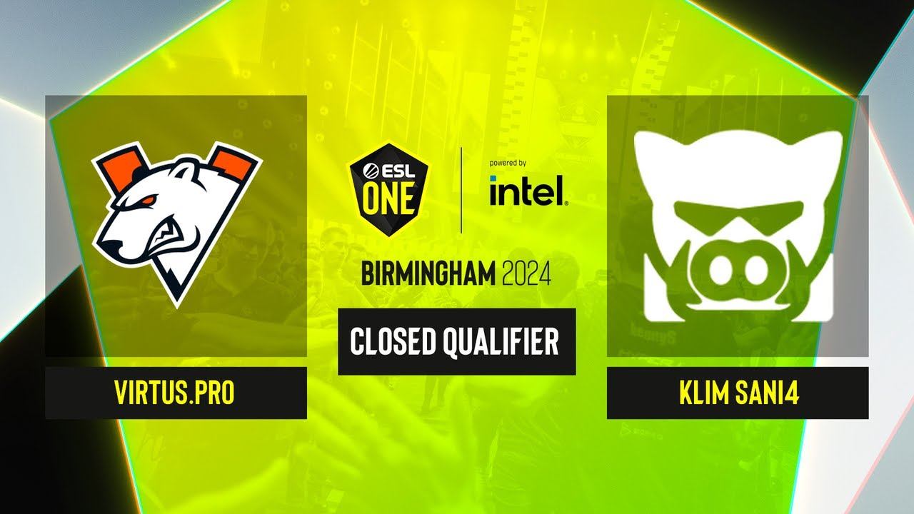 Dota2 - Virtus.pro vs Klim Sani4 - Game 3 - ESL One Birmingham 2024 - CQ - EEU смотреть онлайн