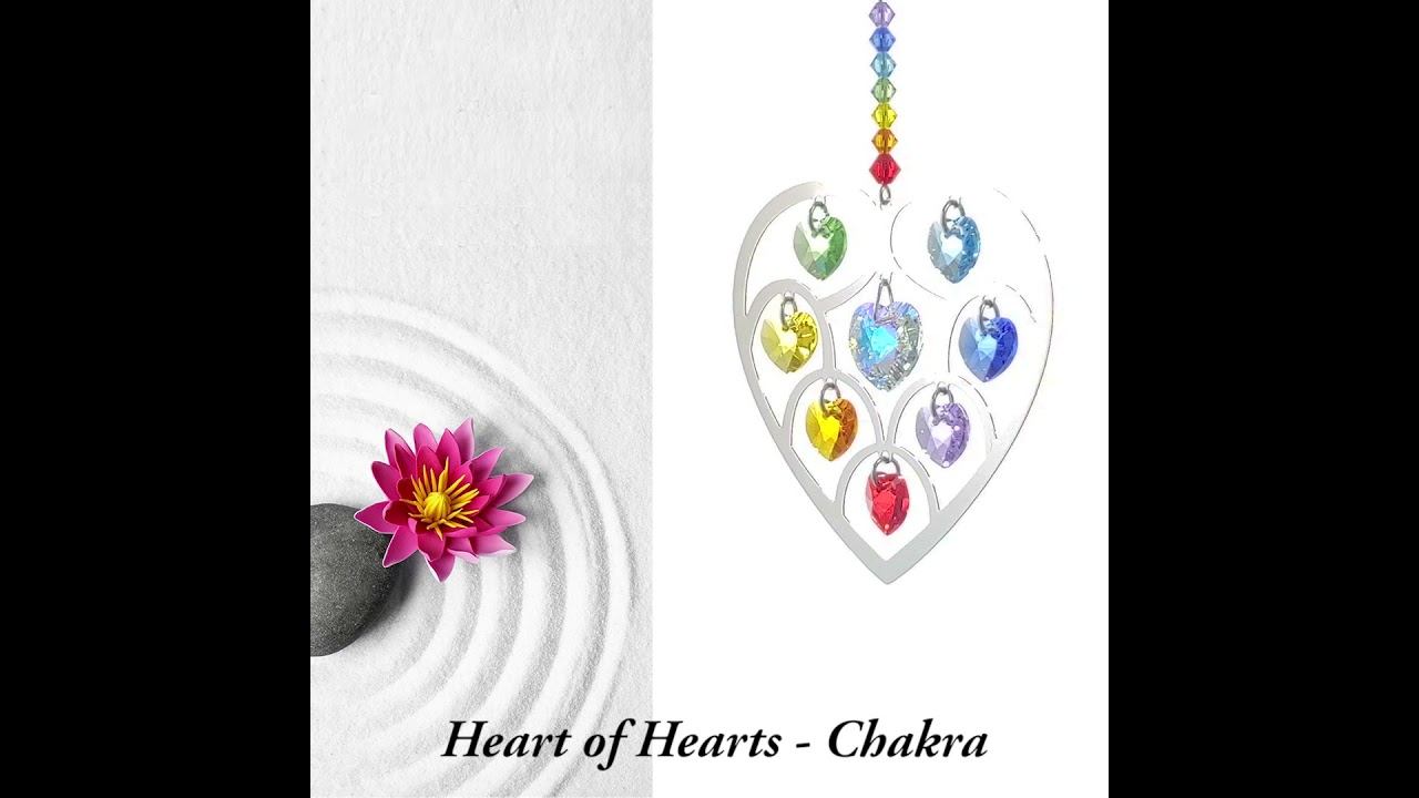 Heart of Hearts - Chakra Suncatcher (with product information) смотреть онлайн