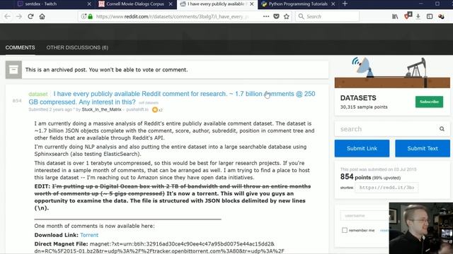 Creating a Chatbot with Deep Learning, Python, and TensorFlow p.1 смотреть онлайн