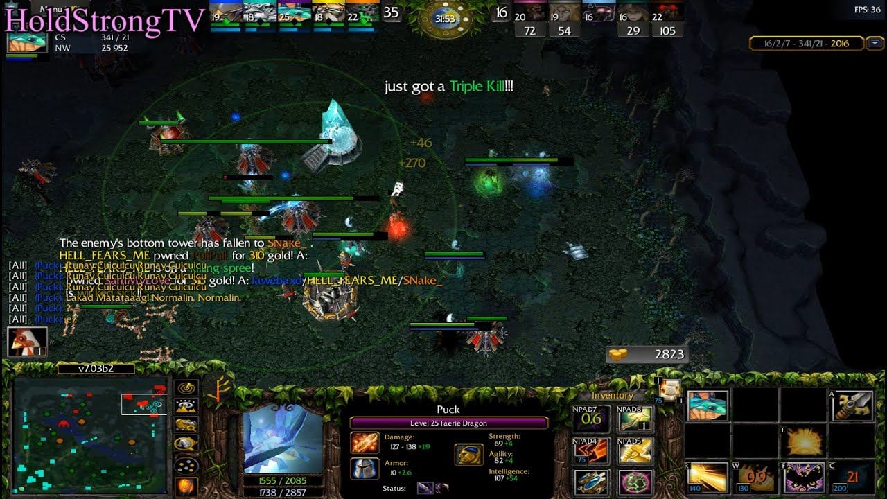 DOTA 1 Puck Faerie Dragon Beyond GODLIKE #16 смотреть онлайн
