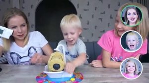 МИЛЫЙ ЩЕНОК Всех ОБРЫЗГАЛ ВОДОЙ! Новый Челлендж Мама Милана и Даня Bграют ез Папы на Family Box!1