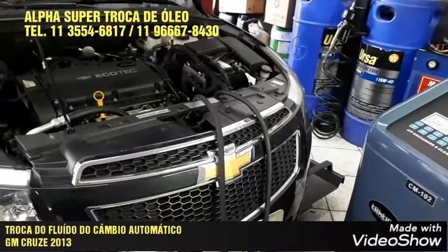 Troca do fluído da transmissão automática GM CRUZE 2013 смотреть онлайн