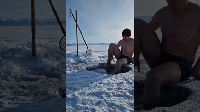 НА БАЙКАЛЕ!! Лёд пол метра! смотреть онлайн
