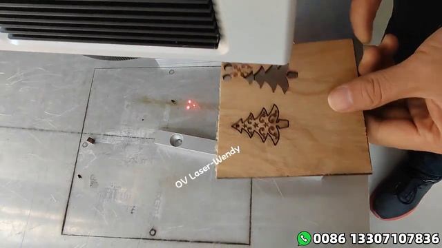 Engrave & Cut Wood | Davi 35W RF Co2 galvo laser marking machine for engraving & cutting wood смотреть онлайн