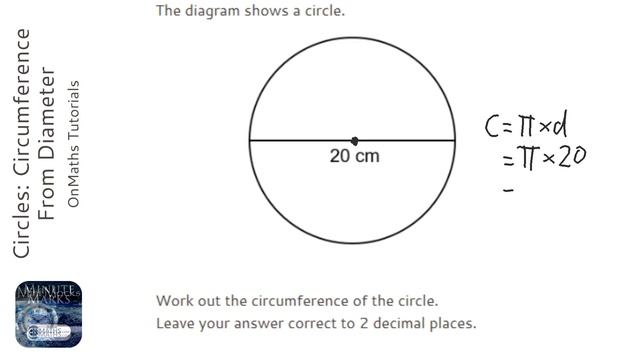 Circles: Circumference From Diameter (Grade 3) - OnMaths GCSE Maths Revision смотреть онлайн