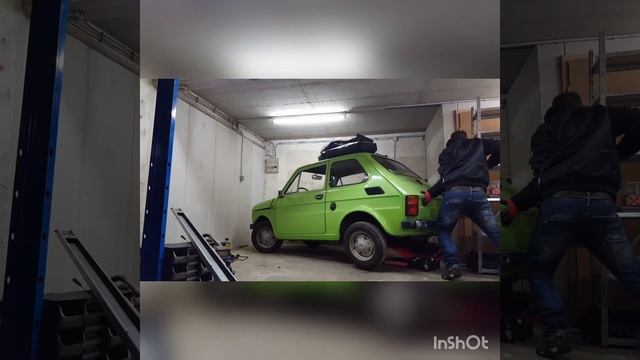 Fiat 126p Bambino 1976r 250ccm goggomobil steinWinter motor смотреть онлайн