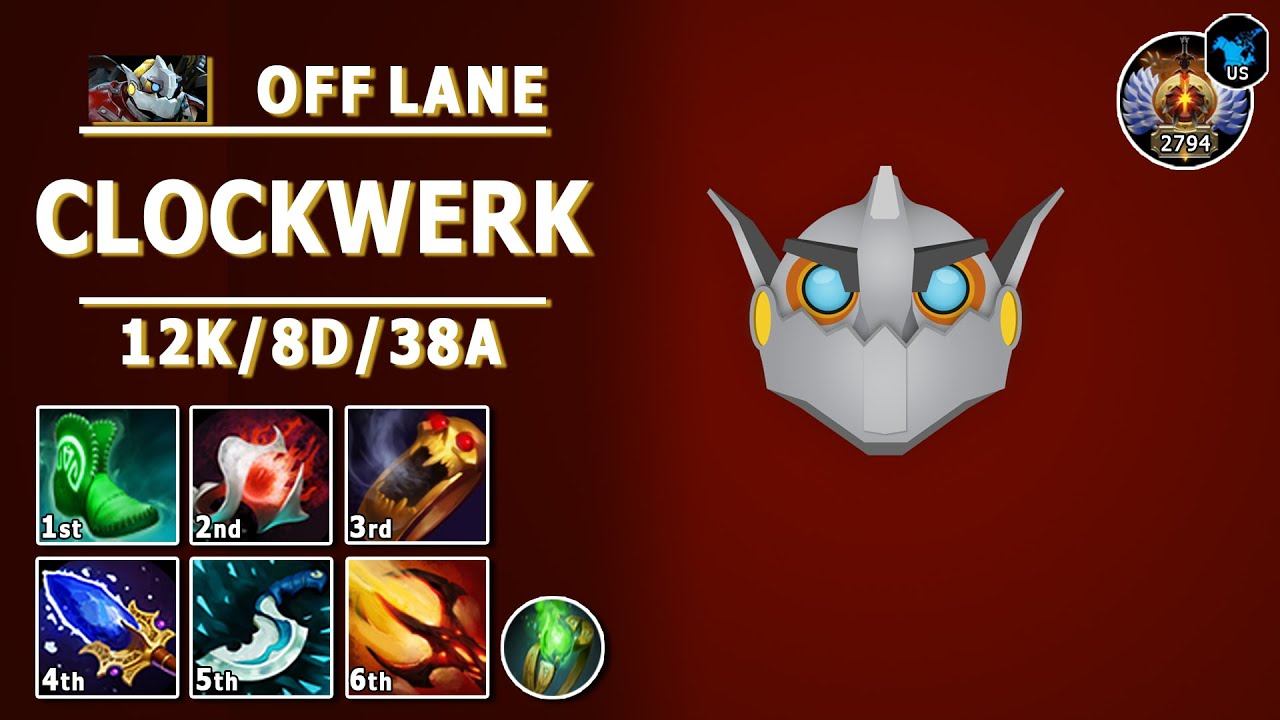 Clockwerk Off Lane | 7.31b | Pos 3 CW Guide | Dota 2 Immortal Gameplay смотреть онлайн