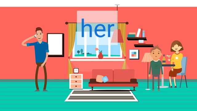 ESL Videos: Possessives - my his her its their our your. Possessive Adjectives смотреть онлайн