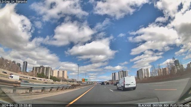Driving on highway401 in Toronto смотреть онлайн