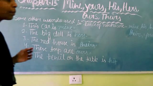 Class II Online Class For English Grammar Chapter 15 Mine , Yours , His , Hers ,Ours, Theirs смотреть онлайн