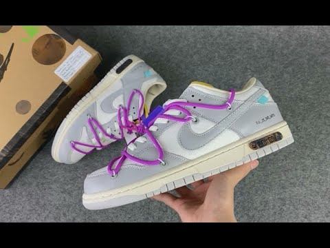 Nike Dunk Low Off White Lot 28 DM1602 111 смотреть онлайн